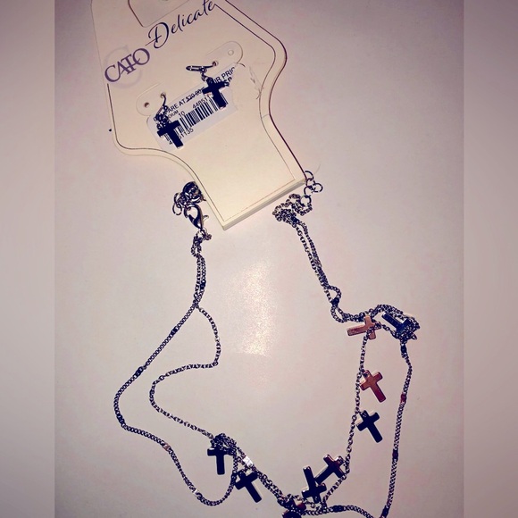 Cato Delicates Necklace and Earrings Set NWT - Picture 1 of 2